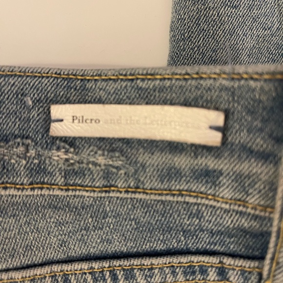 Anthropologie medium wash lace up jeans - Picture 6 of 6